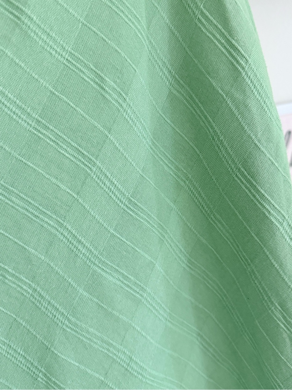 Free People Light Green Maxi Skirt with Side Button Detail - Picture 5 of 6